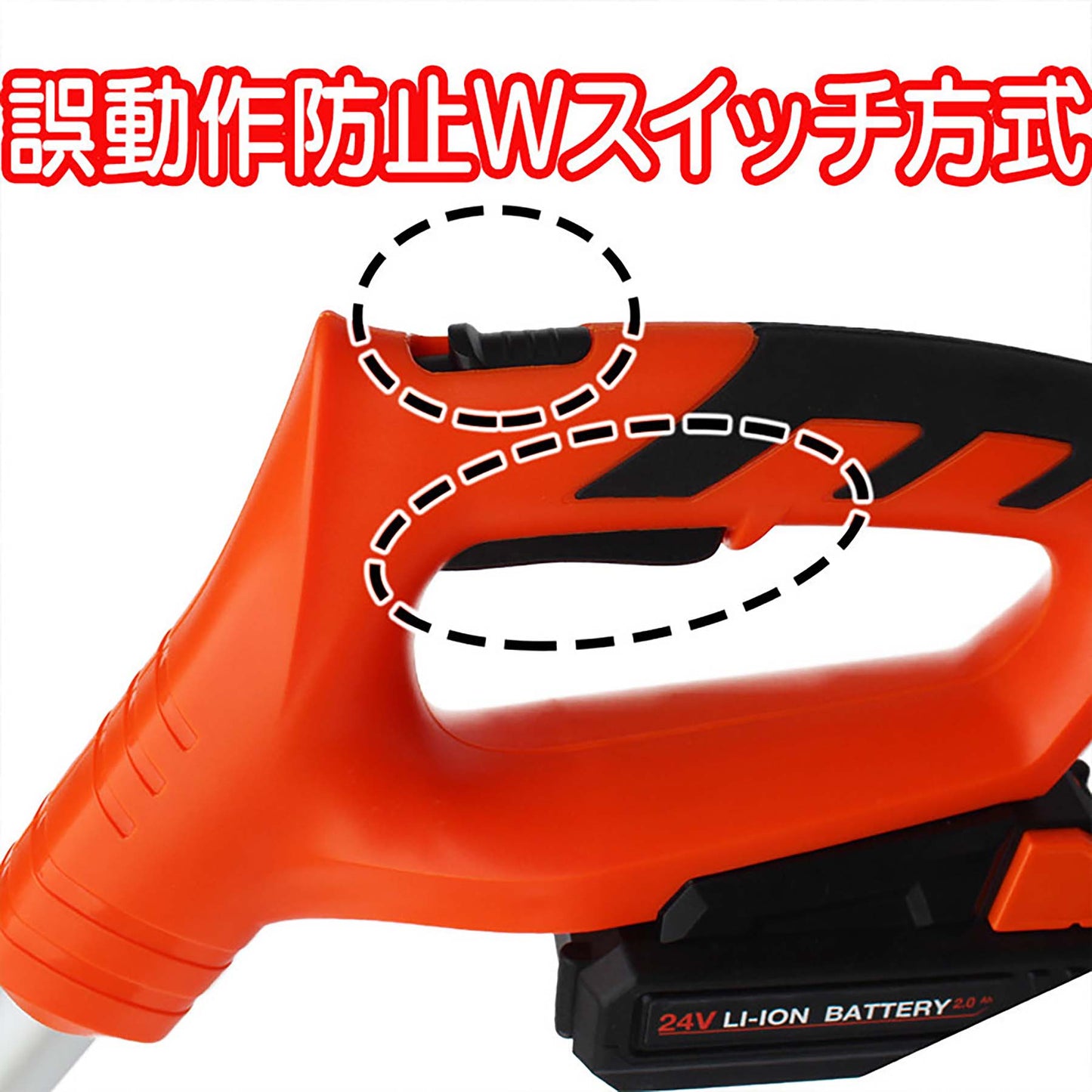 YARDFORCE 24Vコードレス除草耕運機 充電式 コンパクト 家庭用