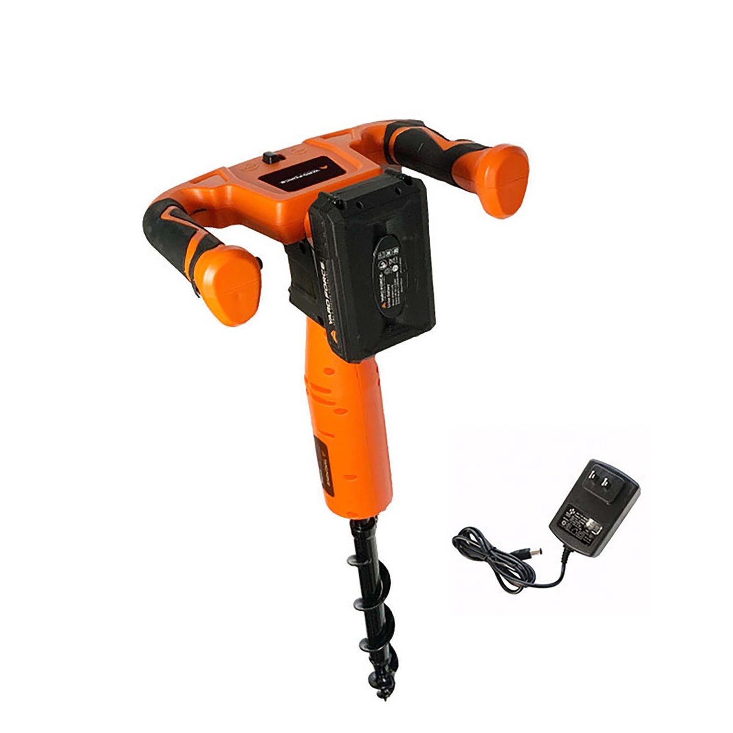 YARDFORCE 24Vコードレス電動穴掘り機 杭打ち 追肥 支柱差し 種まき