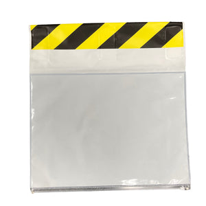 ポケット垂れ幕 黄/黒 ヨコ