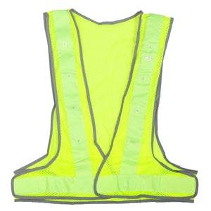 LEDオールシーズンメッシュベスト「光輝」 赤色 LED-ASV-YLG