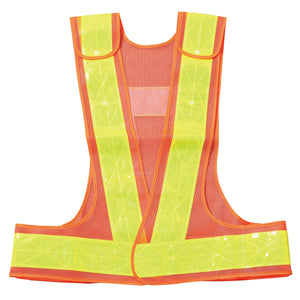 サイズ調整型 高輝度安全ベスト MV70-OL-A
