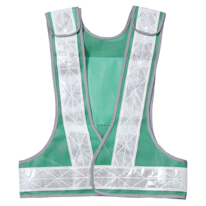 サイズ調整型台形シート付き 高輝度安全ベスト MV70-GW-T