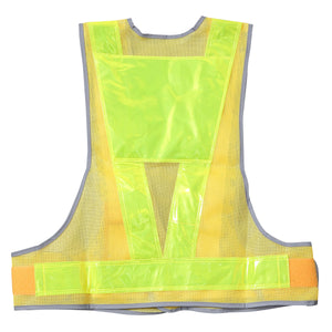 台形シート付き 赤LEDベスト LED-YL-T