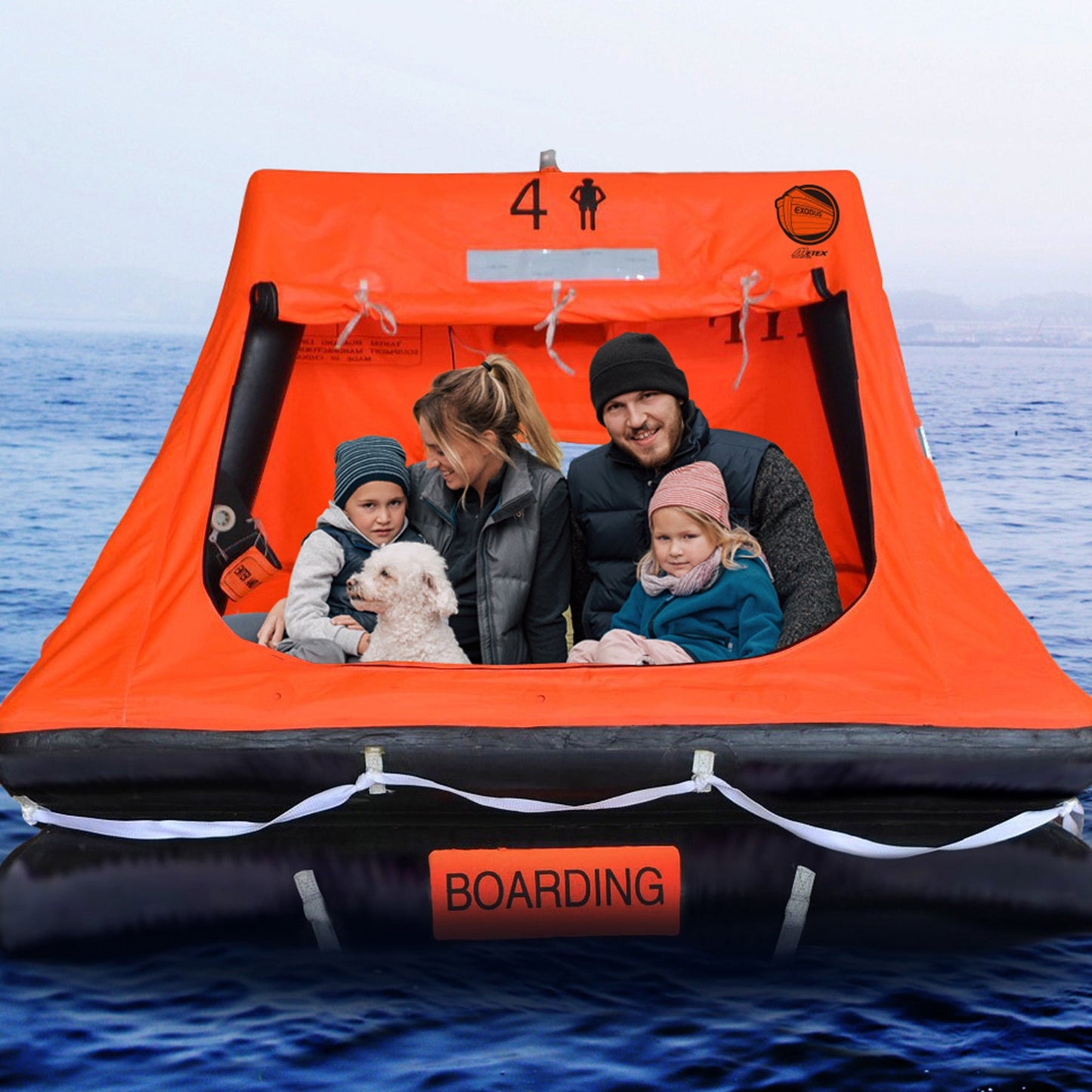 救命いかだ8人用コンテナタイプ