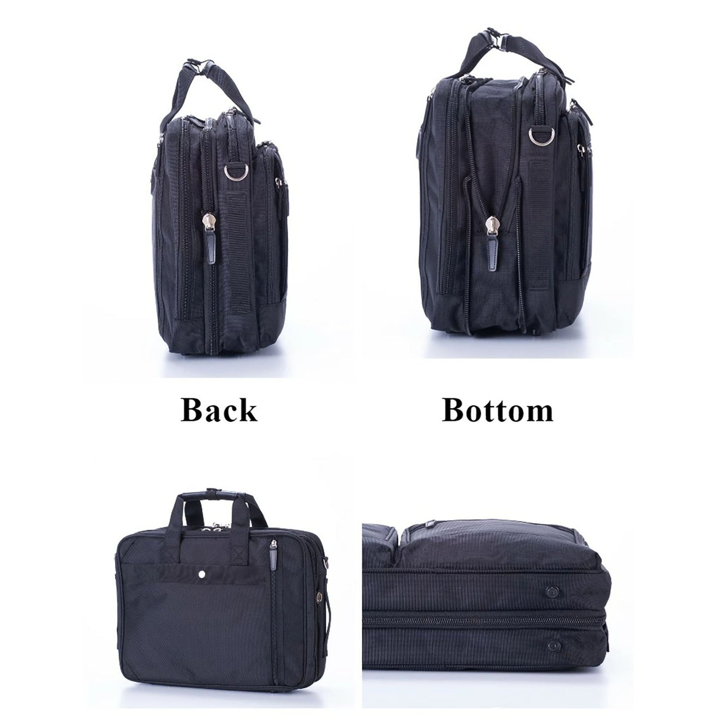 CAPTAIN STAG 3WAYビジネスバッグ 1221 ブラック