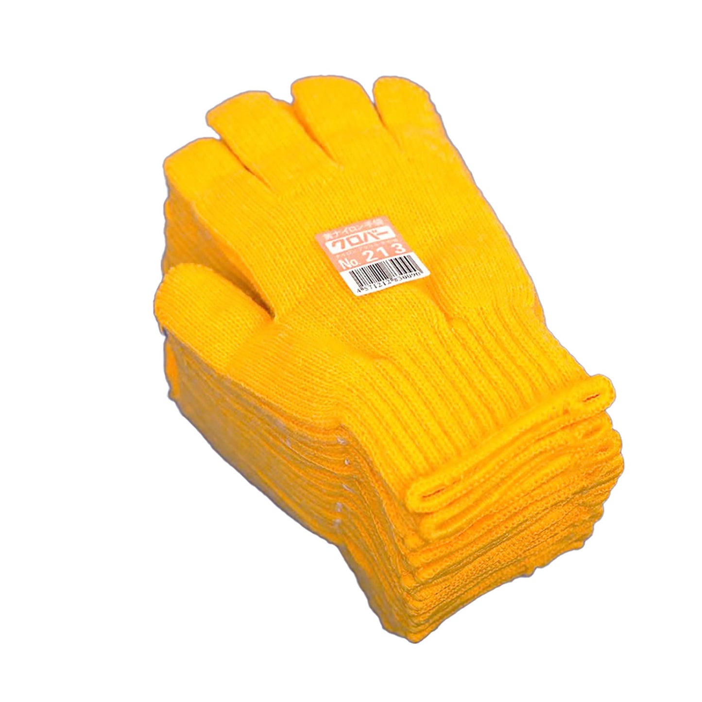 赤ナイロン軍手 フリーサイズ No.210 120双入り