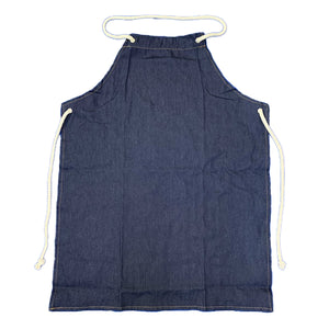 デニムエプロン フリーサイズポケット無し #410 10枚入り