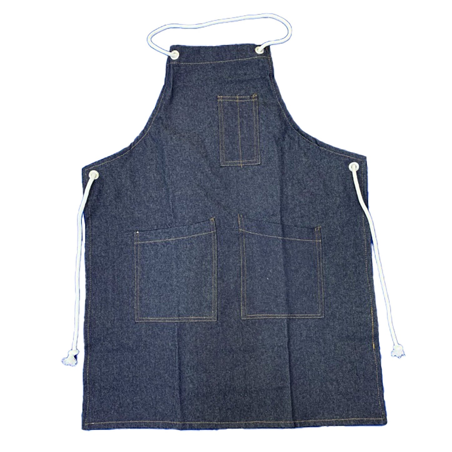 デニムエプロン フリーサイズ ポケット付き #420 10枚入り