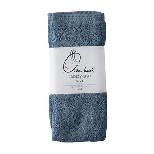 エアーかおる ダディーボーイ フェイスタオル 34×85 ふんわり 速乾 マウンテンブルー