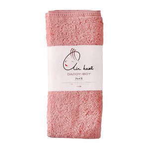 エアーかおる ダディーボーイ フェイスタオル 34×85 ふんわり 速乾 コーラルピンク