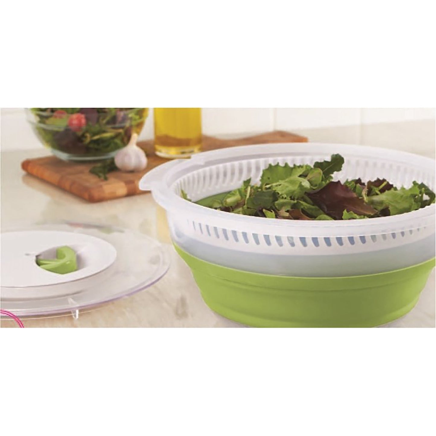 Felio たためるサラダスピナー グリーン