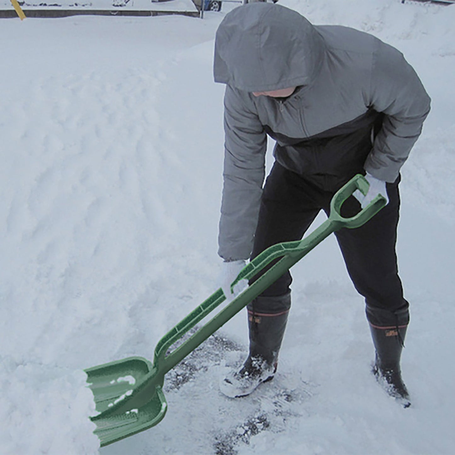 1157x340x216mm スノーショベル(モスグリーン/4本)