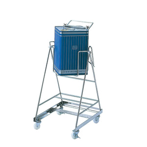 ステンレス缶スタンド角缶用キャスター付 SK-02