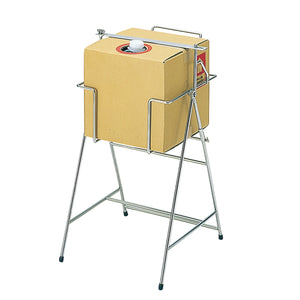 ステンレス缶スタンド浅型ダンボール用 SK-10