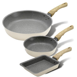 every U. 軽量フライパン 注ぎ口付き 20cm+28cm+玉子焼きセット