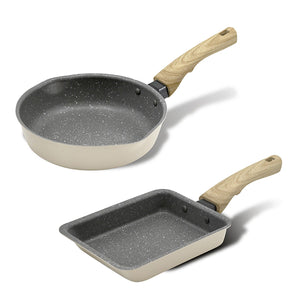 every U. 軽量フライパン 注ぎ口付き 20cm+玉子焼きセット