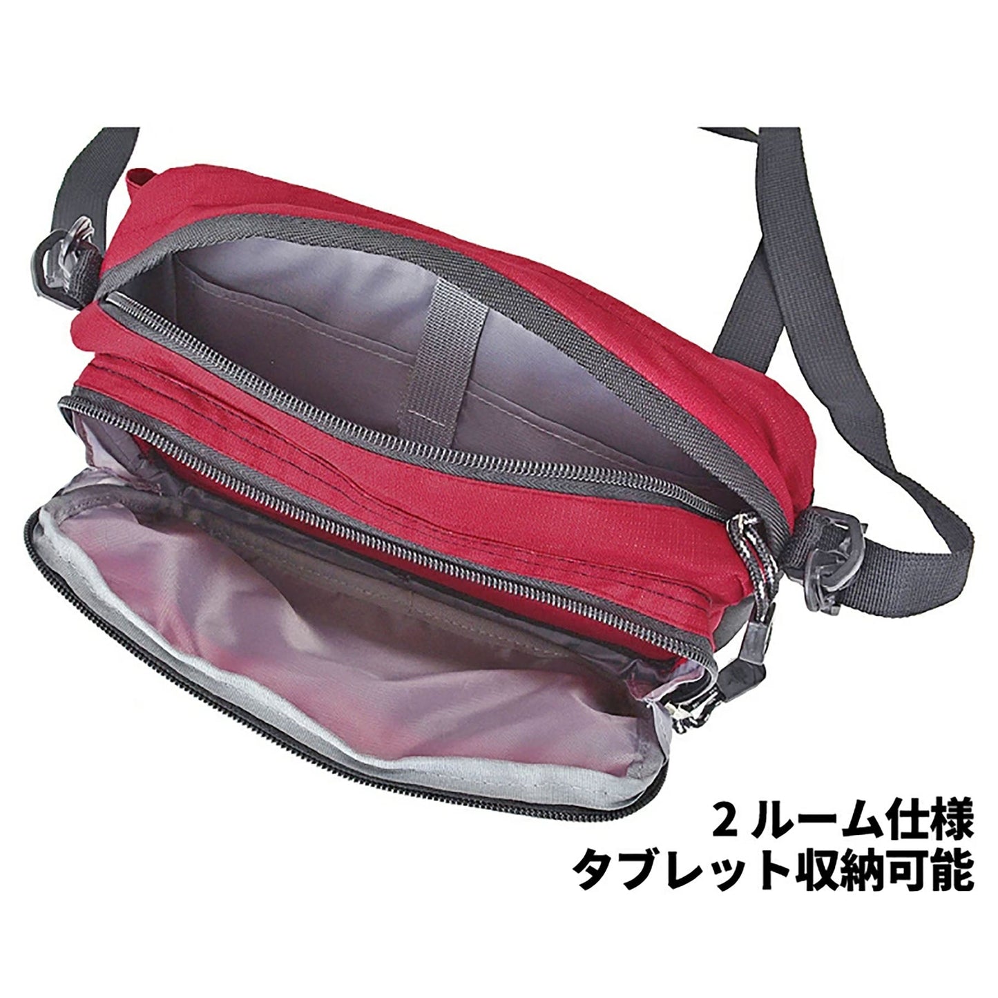 CAPTAIN STAG 2wayウエストバッグ 1265 ブラック