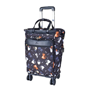 SAXON cue 2way ショッピングキャリーバッグ 5237 ブラック猫