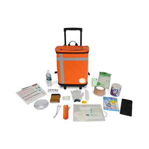 EX.48防災バッグ TANAKA防災士ブラザーズモデルS プレミアム(1人用) オレンジ