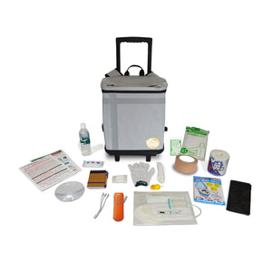 EX.48防災バッグ TANAKA防災士ブラザーズモデルS プレミアム(1人用) シルバーグレー