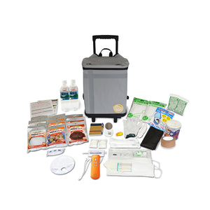 EX.48防災バッグ TANAKA防災士ブラザーズモデルM ベーシック(2人用) シルバーグレー