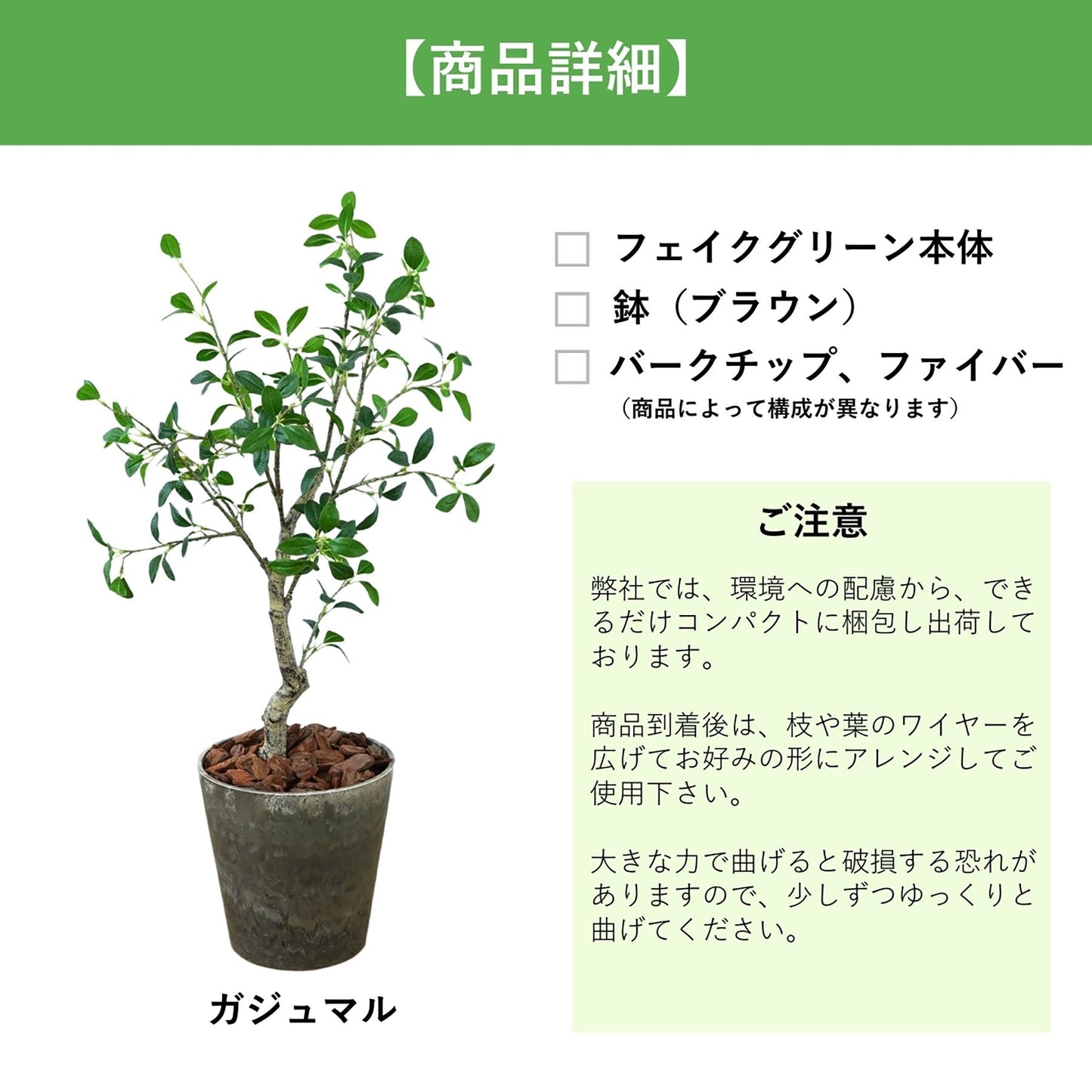 光触媒インテリアグリーン ガジュマル 観葉植物 高さ100cm