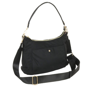 コンビ半月2wayショルダー BK