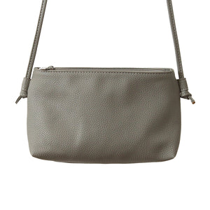 合皮シンプル あおりポケットショルダー GY