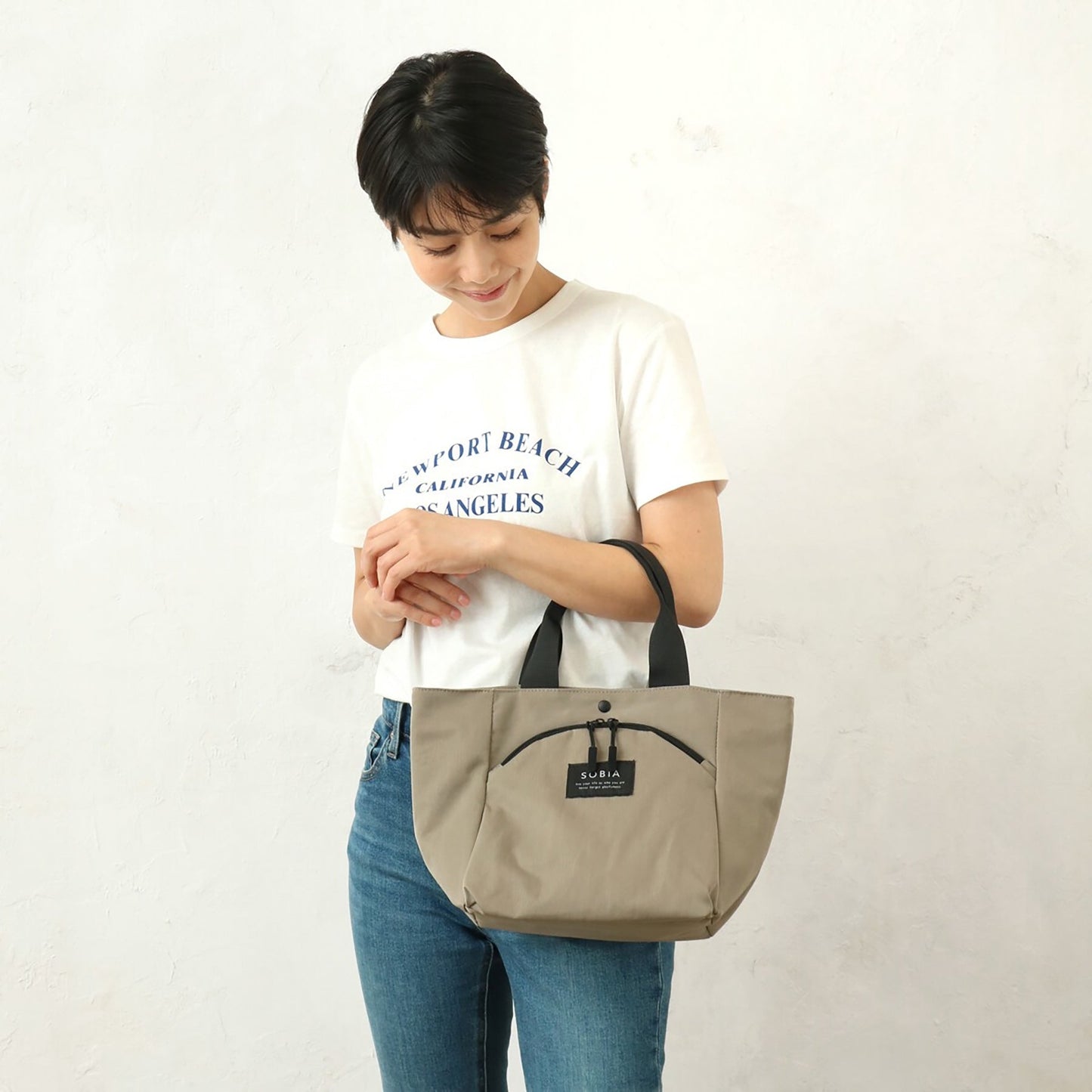 はっ水ナイロンワンマイル保冷トート BK