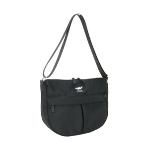 マットツイル半月ミニショルダー BK