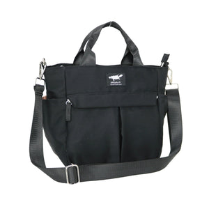 マットツイルミディ2wayトート BK