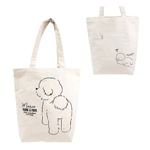 アニマルグラフィックトート Bichon/IV