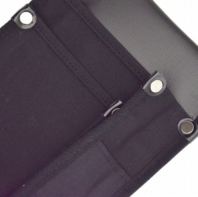 腰袋 内側ポケット付帆布 YK-01 黒