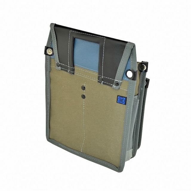 腰袋 内側ポケット付帆布 YK-04 灰