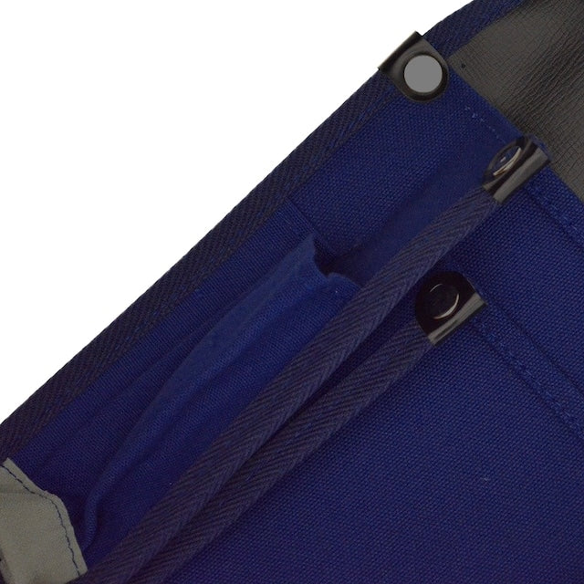 腰袋 内側ポケット付帆布 YK-06 青
