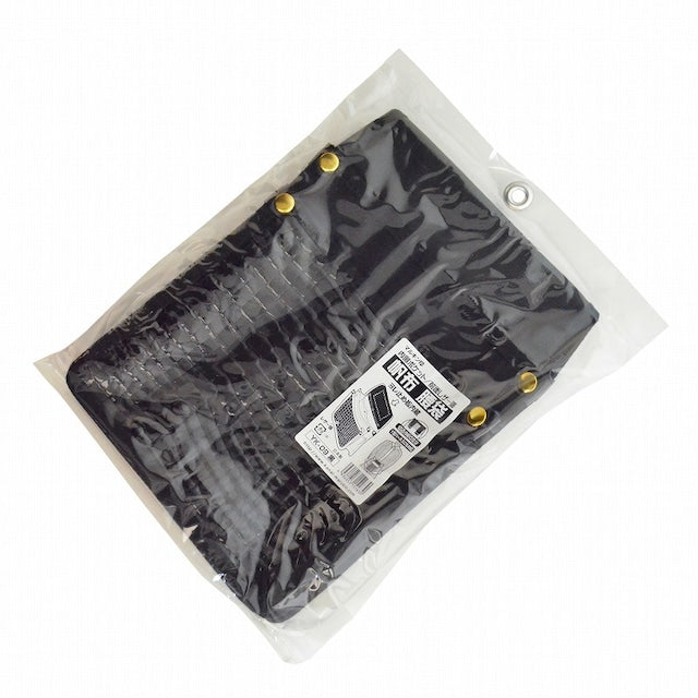 腰袋 内側ポケット付帆布/黒鰐柄