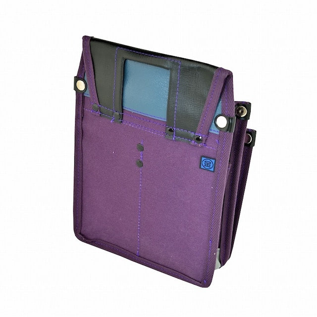 腰袋 内側ポケット付帆布 YK-13 紫