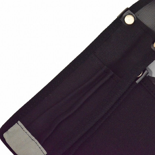 腰袋 内側ポケット付帆布/灰迷彩柄