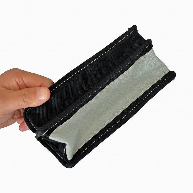 腰袋 内側ポケット付帆布/角丸鋲無