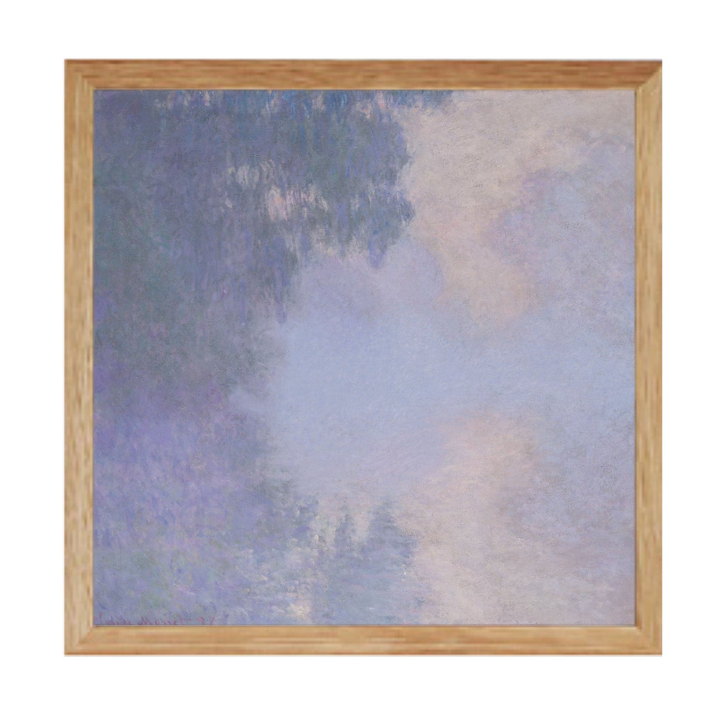 インテリアアート防災トイレ sonae 備絵 クロード・モネ Branch of the Seine near Giverny (Mist)