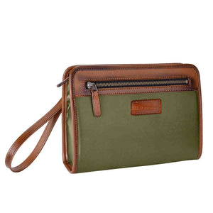 U.P renoma ナパロン 角ポーチ 20101 グリーン