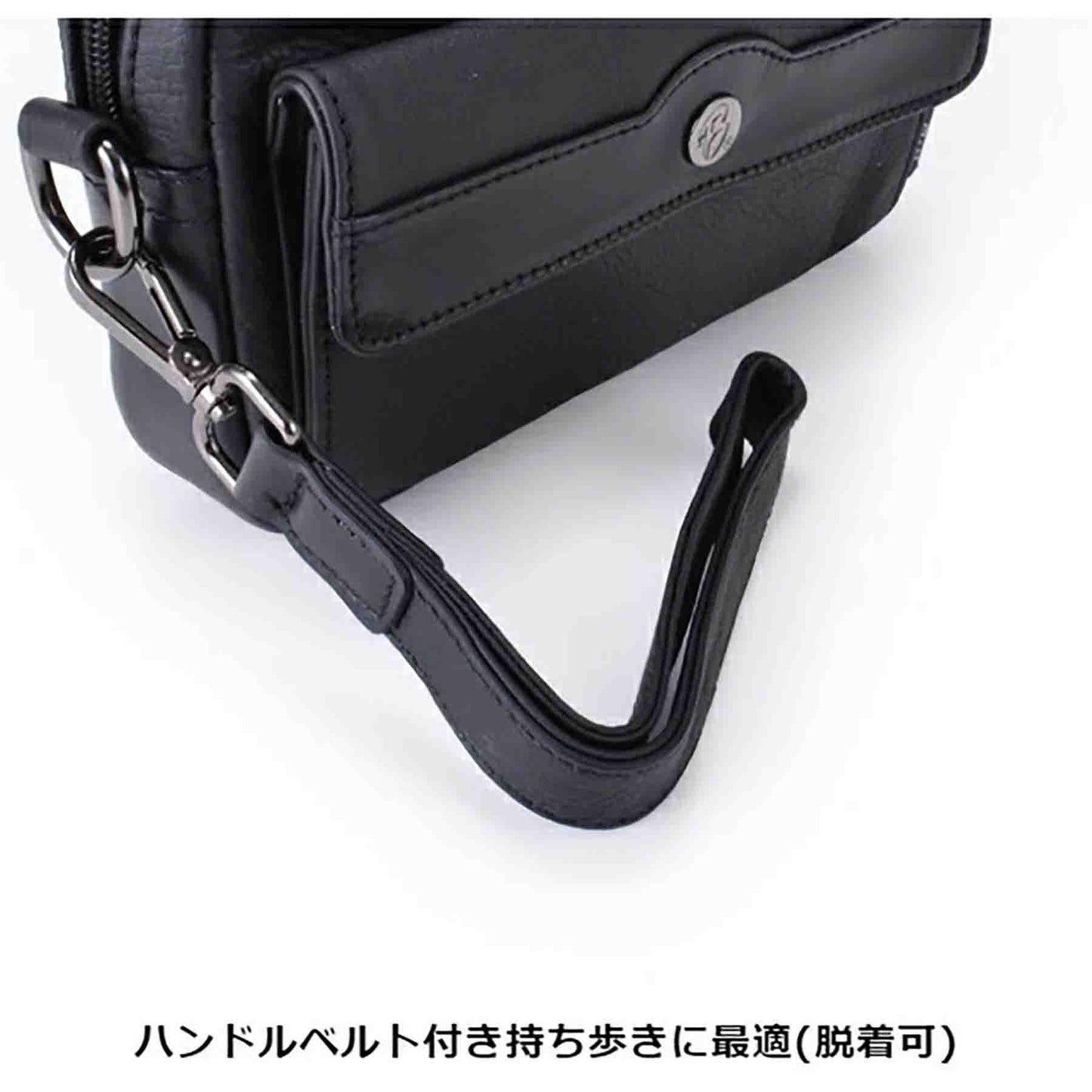 Troy Bros シュリンク 横ショルダーバッグM 7012 ブラック