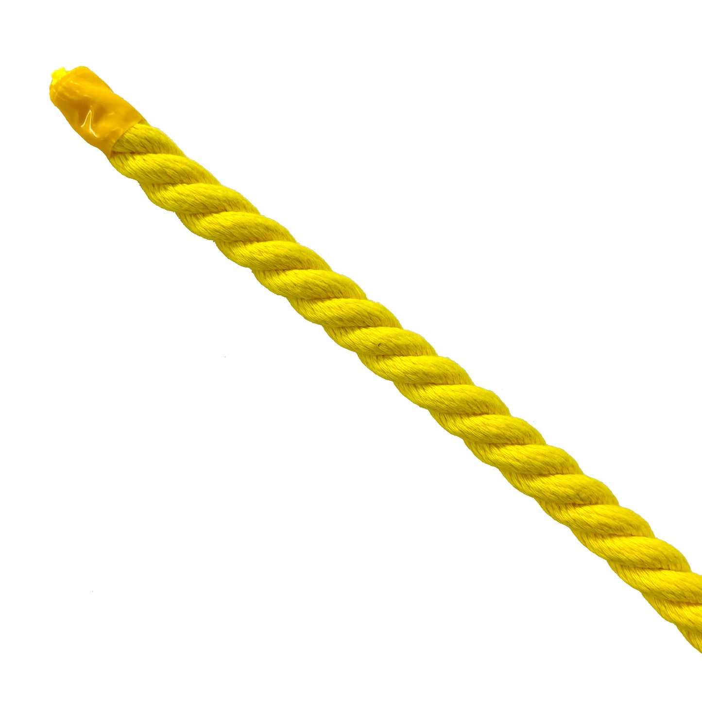 エステルスパンカラーロープ 黄 10mm×1m切売