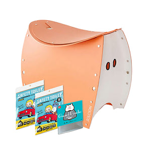 PATATTO350+ 携帯トイレ10回分 ポンチョ付きセット テラコッタ