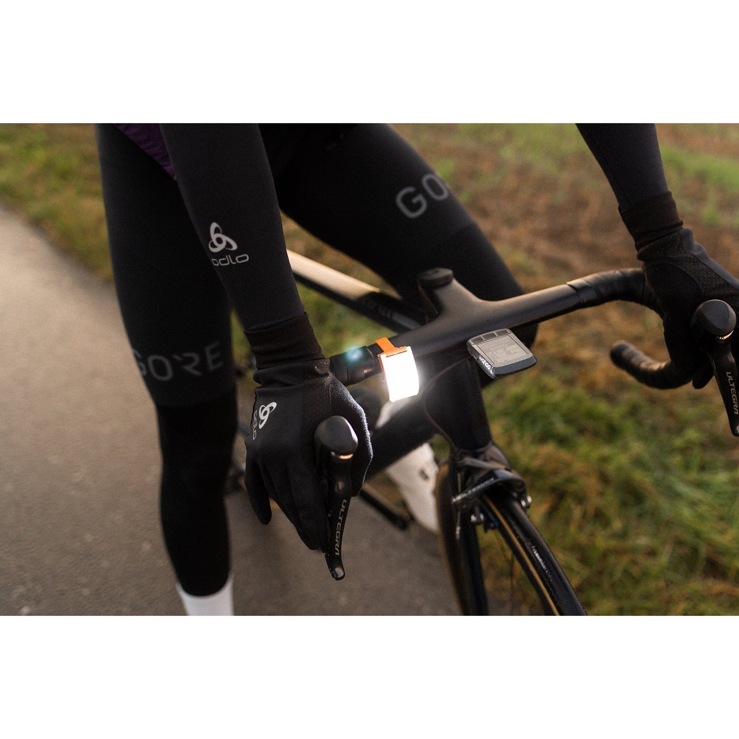 Curve Front Light 自転車用カーブフロントライト Black