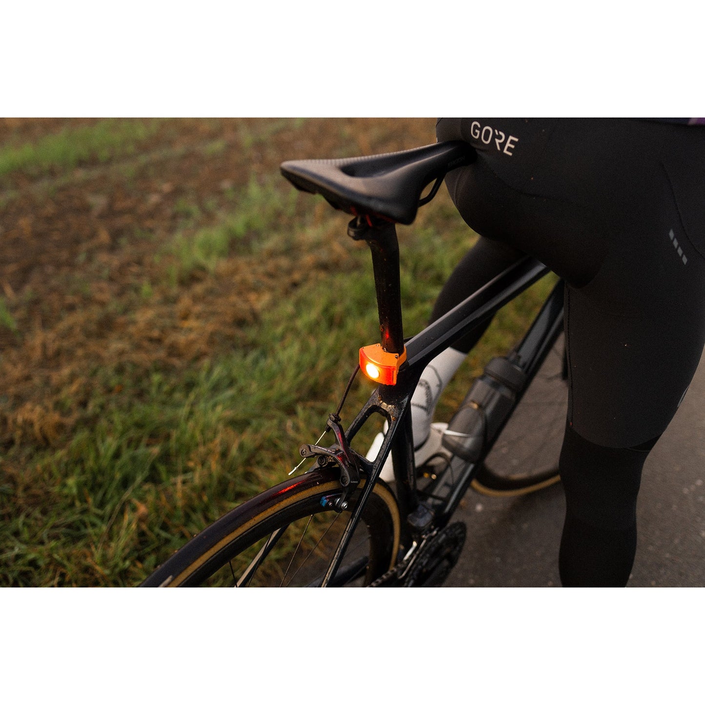 Curve Rear Light 自転車用カーブリアライト Black