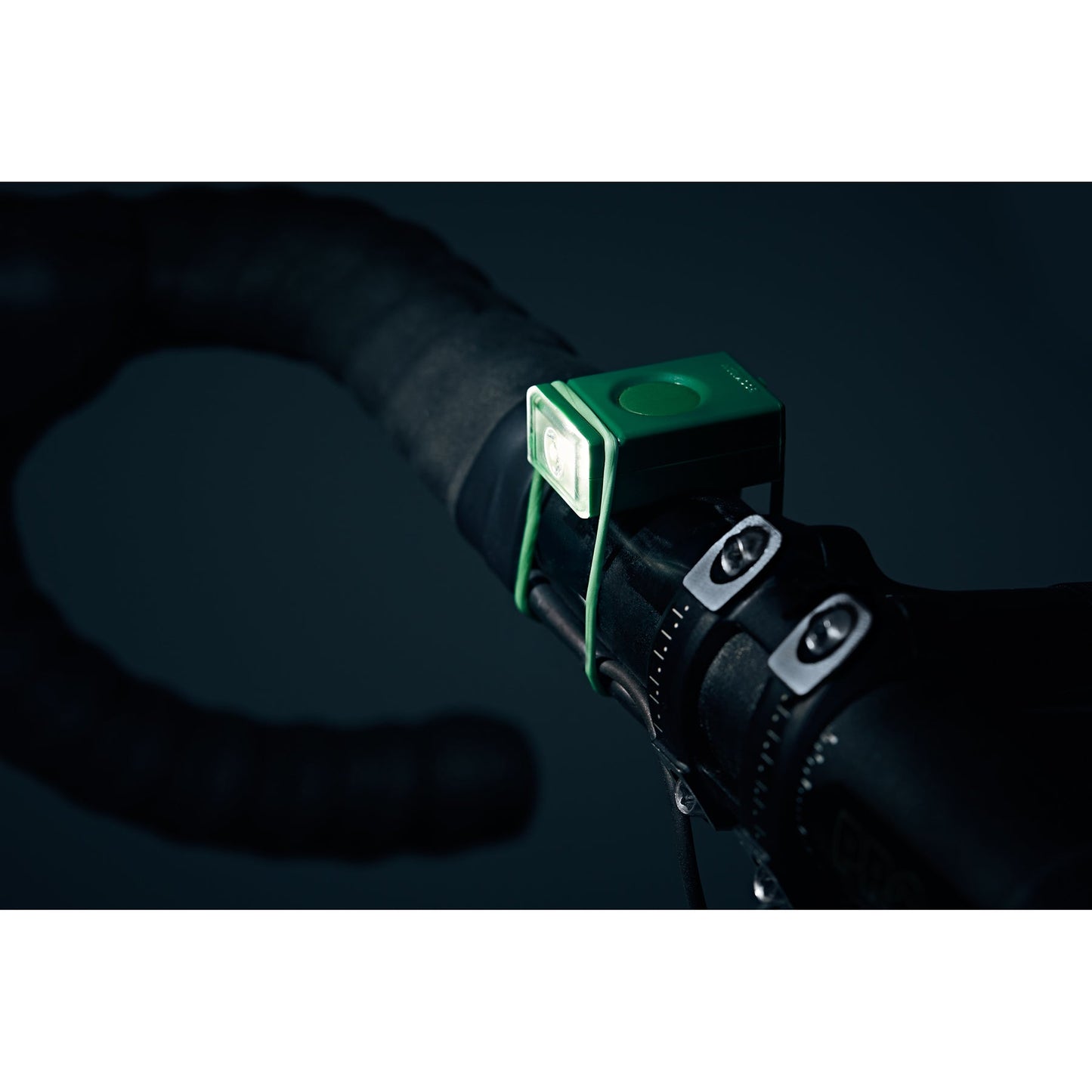 Block Light Front 自転車用ライトフロント Green