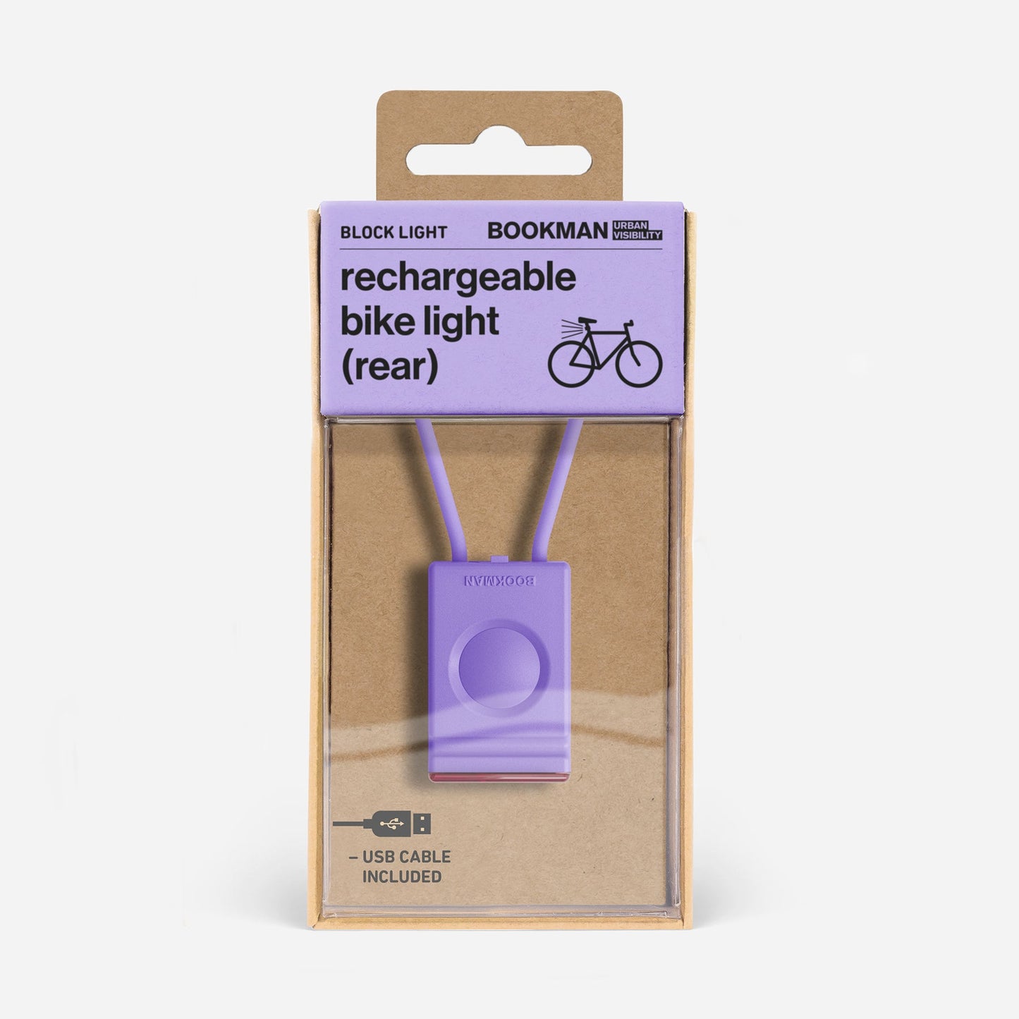 Block Light Rear 自転車用ライトリア Lavender