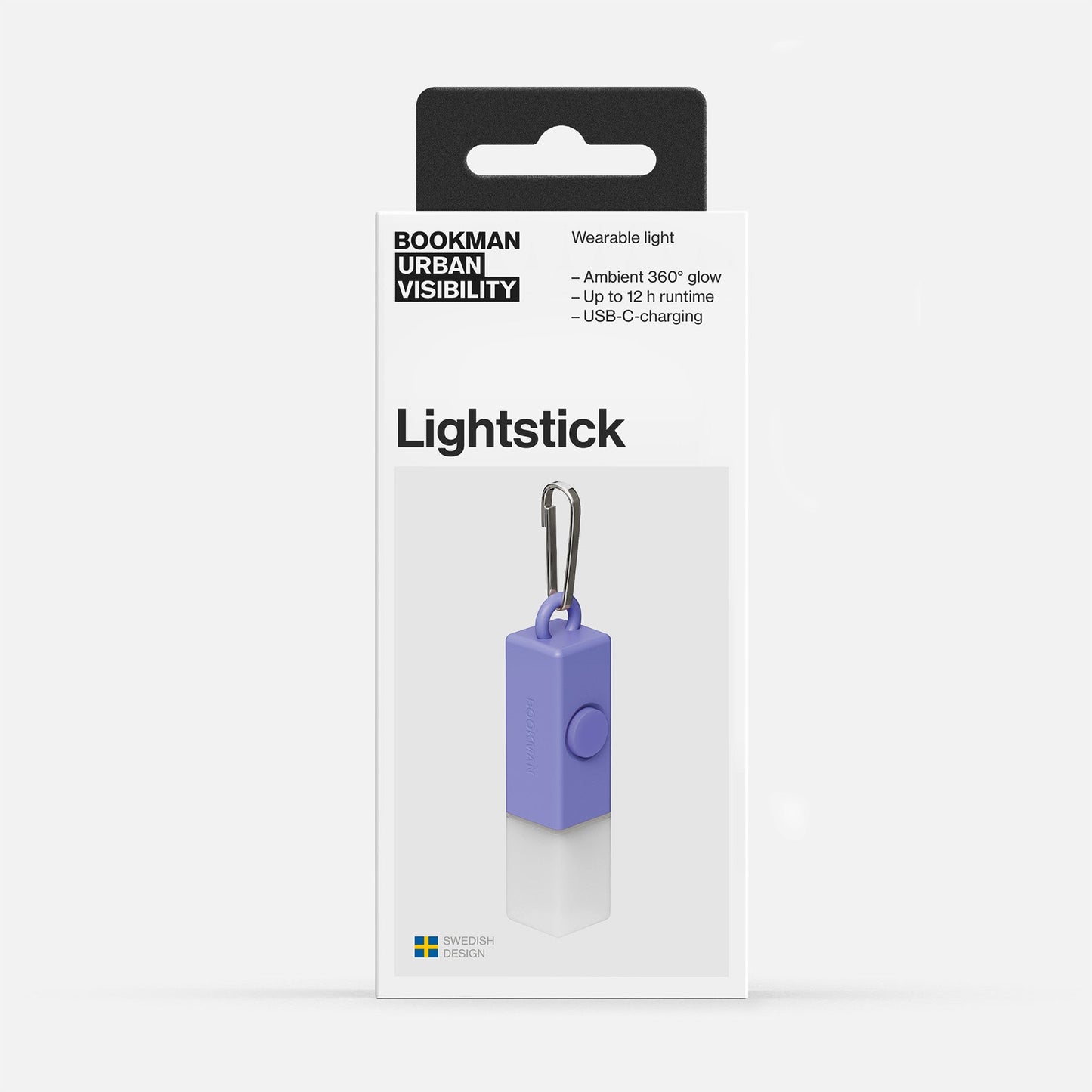 Lightstick 充電式防水LEDランプ USB-C&Paper packaging(FSC) Lavender