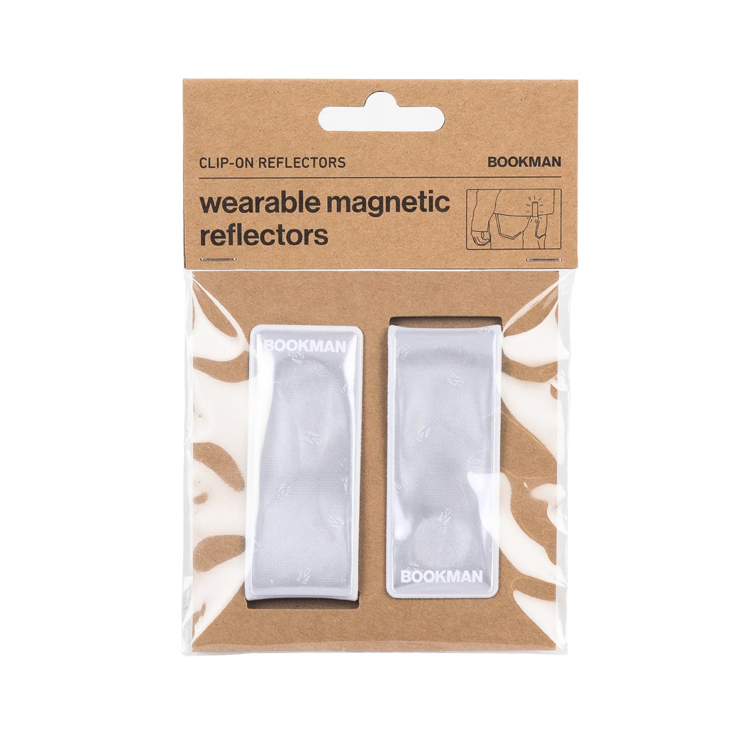Clip-on Reflectors クリップオンリフレクター 反射クリップ White